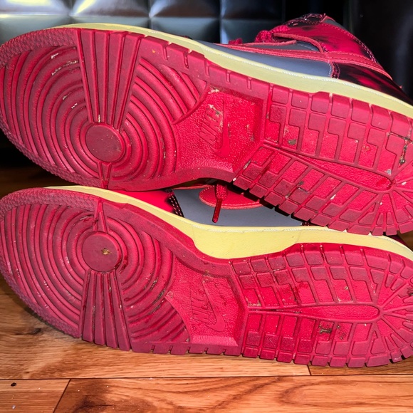 nike dunk high 1985 red acid wash sneakers mens size 7.5 - Picture 5 of 7